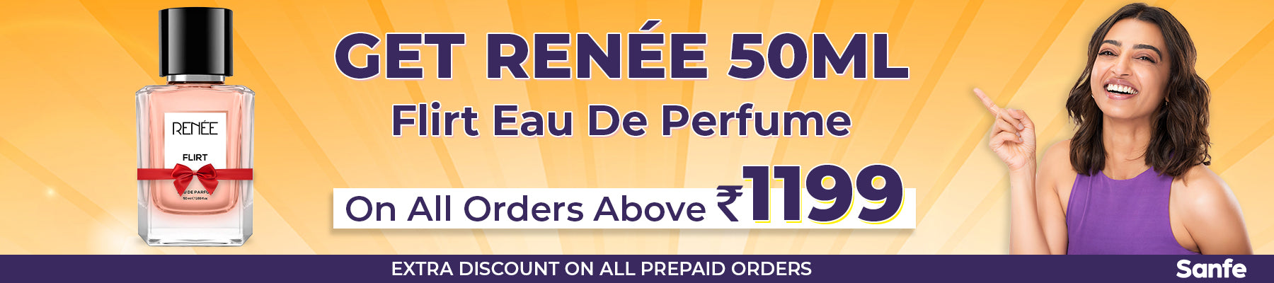 GET Renee 50ML Perfume on all orders above 1199