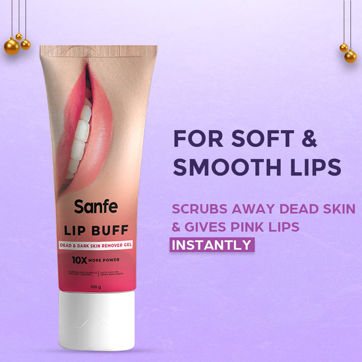 Sanfe lip buff dead & dark skin removal gel 100g