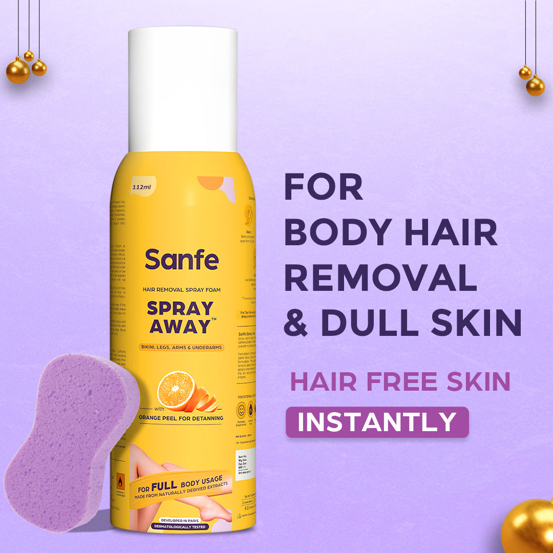 Spray Away Hair Removal Spray 100ml Sanfe