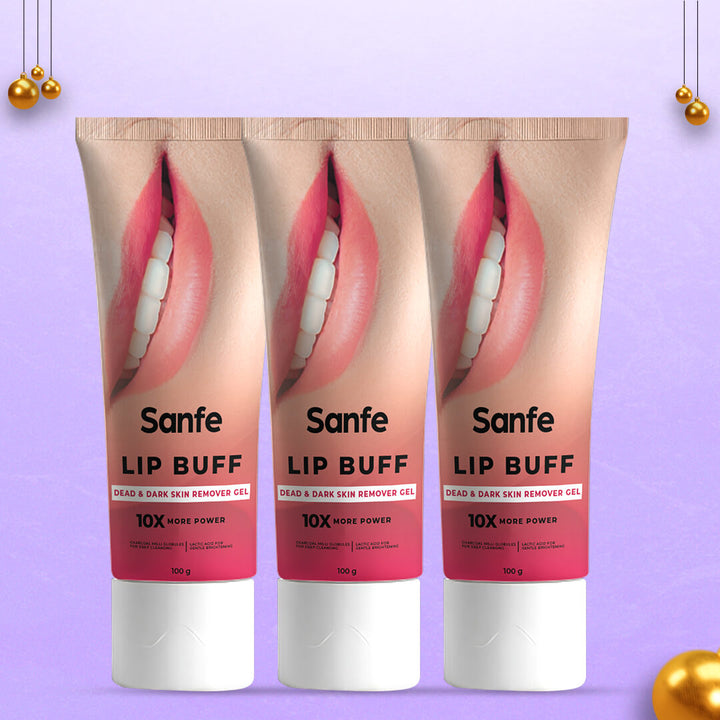 Lip buff dead & dark skin removal gel 100g (Pack of 3)