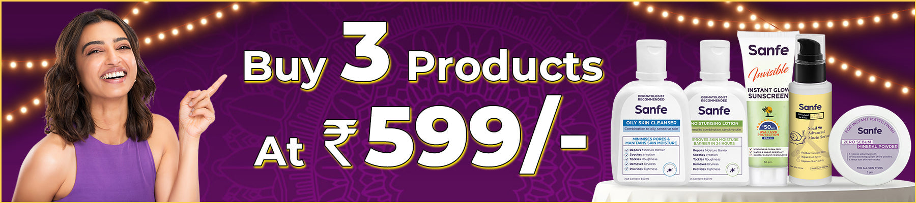 Buy Any 3 Product For 599