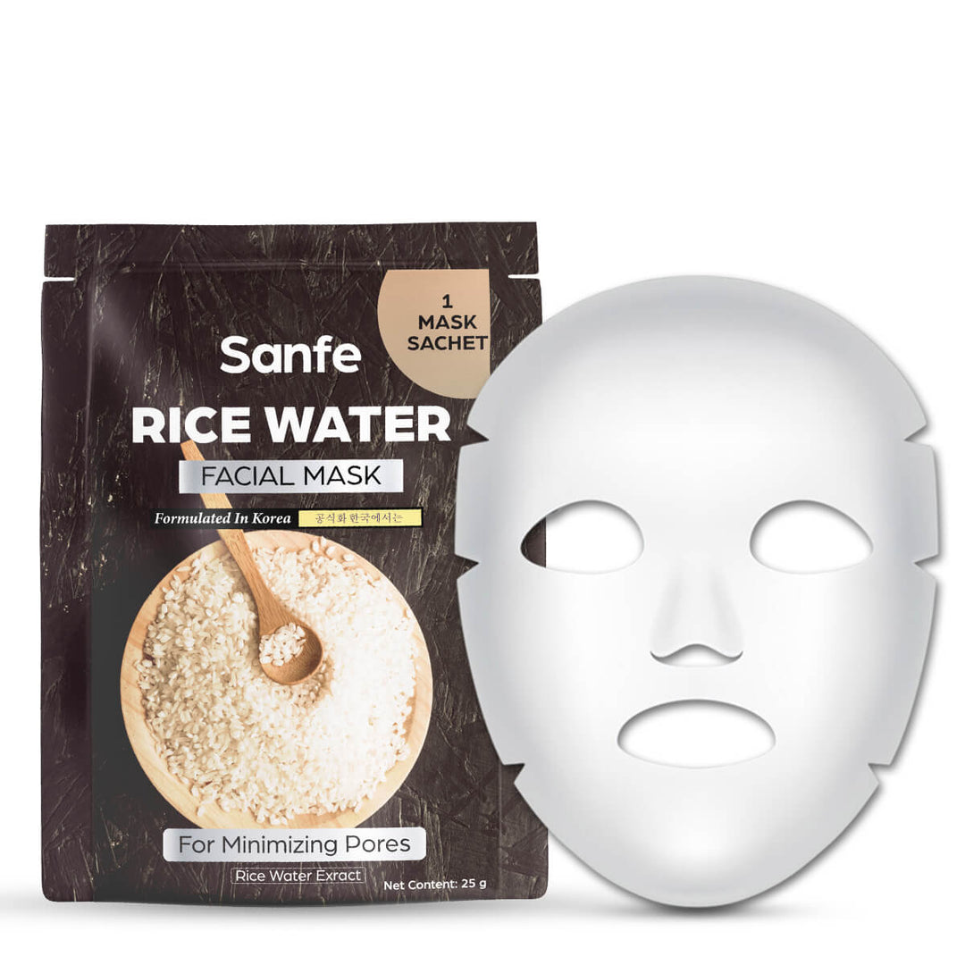 Rice Water Facial Mask (Pack of 6)