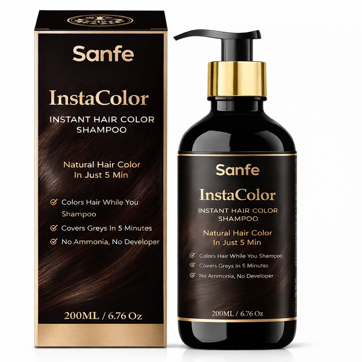 Sanfe InstaColor 5-Minute Instant Hair Color Shampoo - 200ml