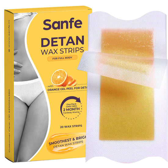 Sanfe Detan Wax Strips