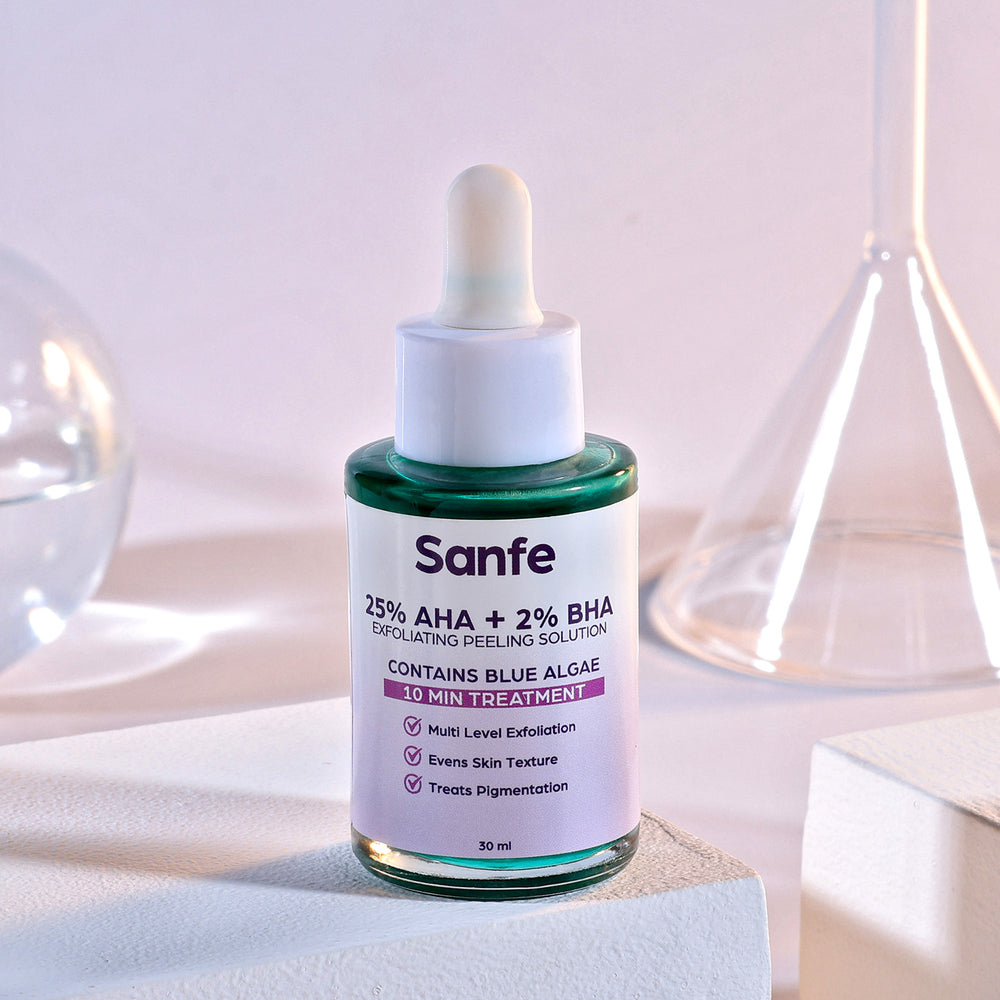 Sanfe 25% AHA +2%BHA Exfoliating Peeling Solution - 30ml