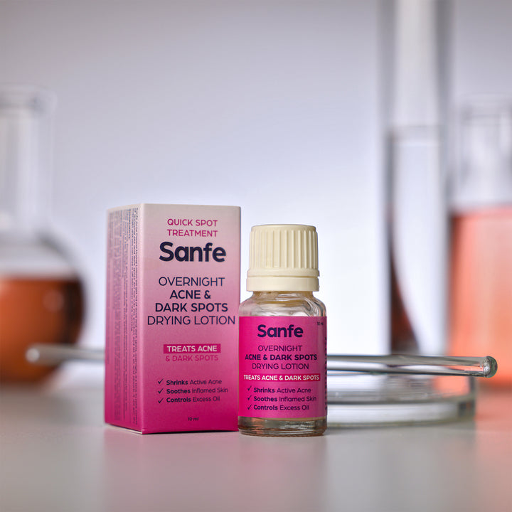 Sanfe Overnight Acne & Dark Spots Drying Lotion - 10ml