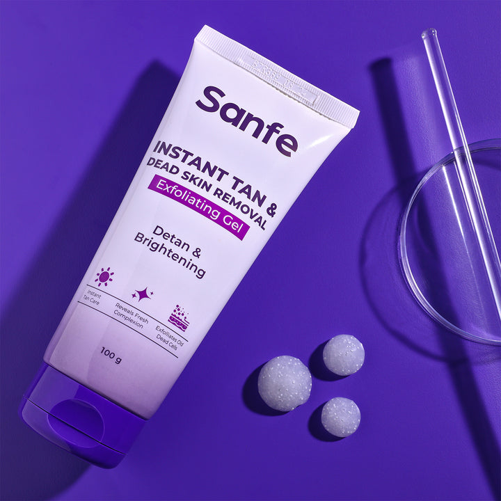 Sanfe Instant Tan & Dead Skin Removal Exfoliating Gel