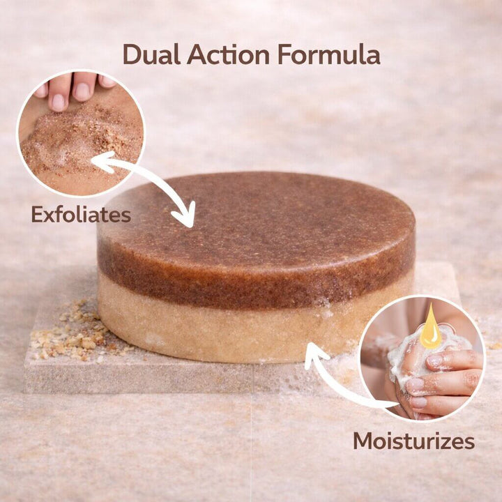 Sanfe 2-in-1 Moisturising & Exfoliating Soap