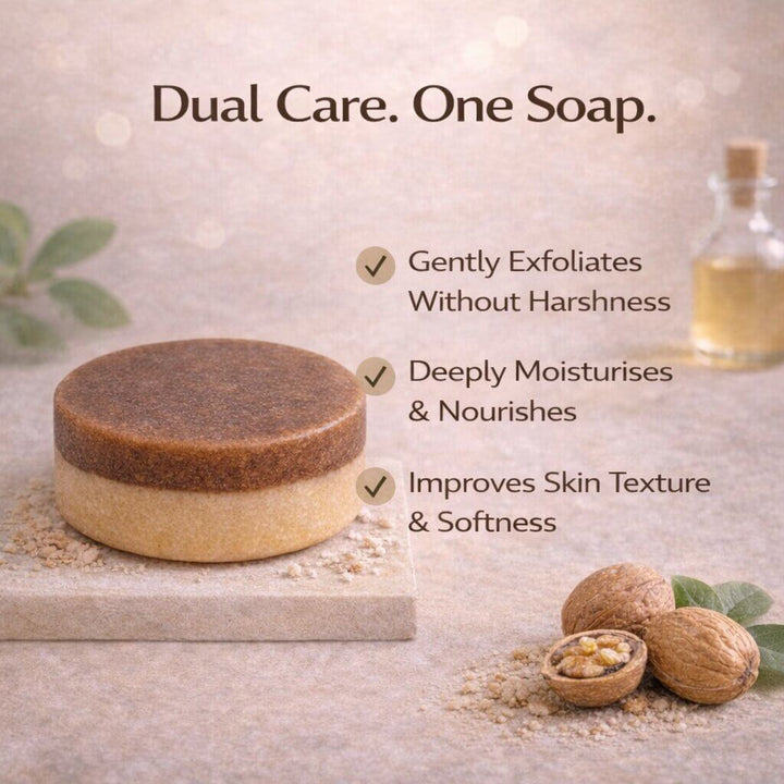 Sanfe 2-in-1 Moisturising & Exfoliating Soap