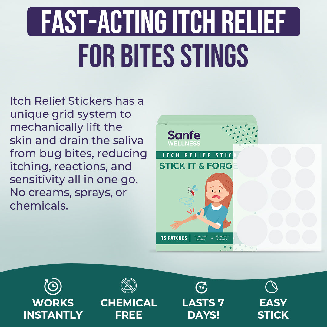 Sanfe Itch Relief Stickers