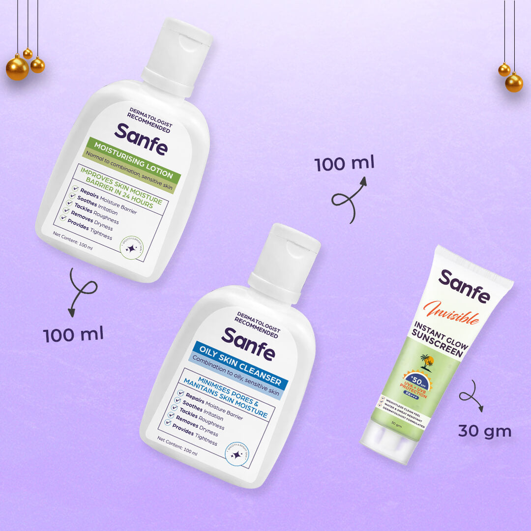 Sanfe Daily Glow & Protect Skincare Trio