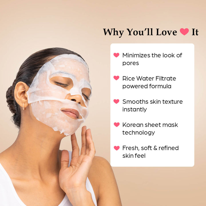 Rice Water Facial Mask (Pack of 6)