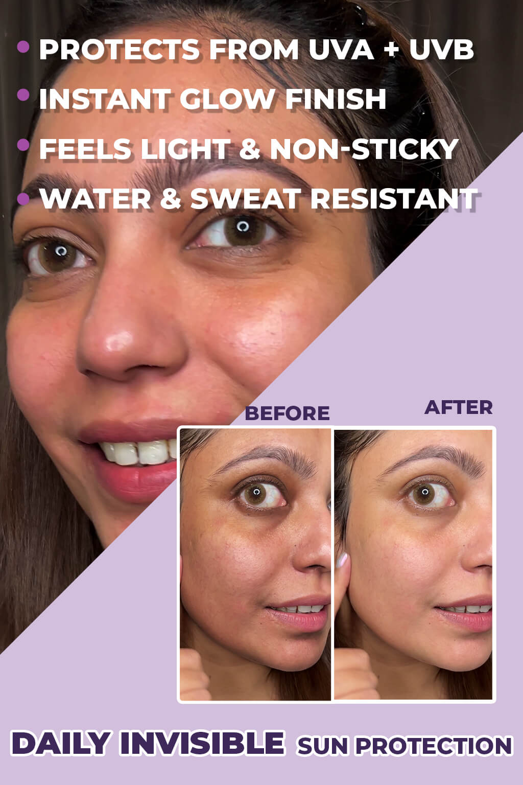 Sanfe Invisible Instant Glow Sunscreen - 30gm