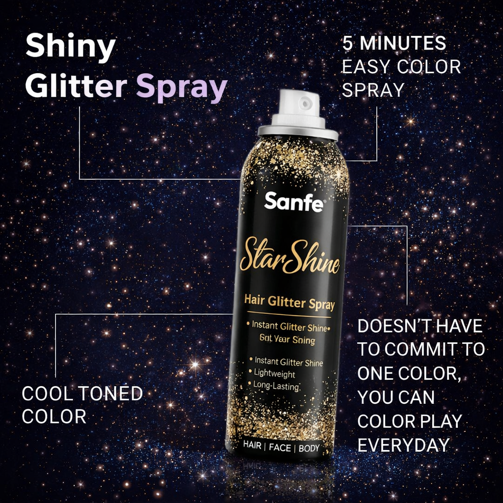 StarShine Hair Glitter Spray