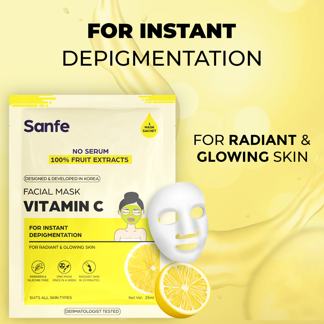 Instant Depigmentation Vitamin C Face Mask