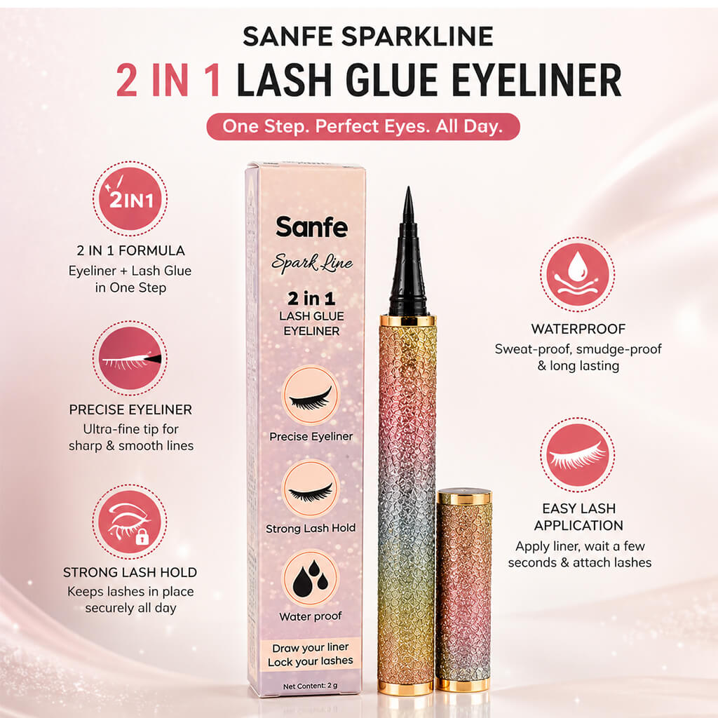Sanfe Spark Line 2 in 1 Lash Glue Eyeliner