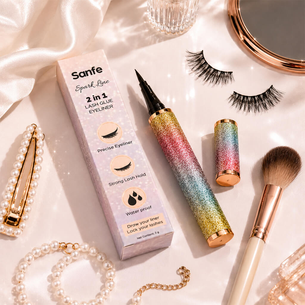 Sanfe Spark Line 2 in 1 Lash Glue Eyeliner