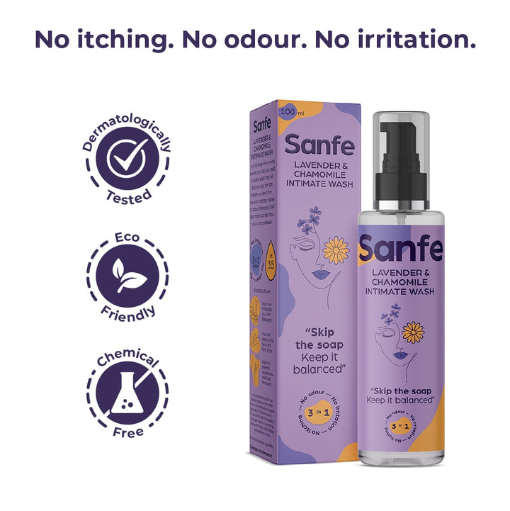 Sanfe 3 in 1 Intimate Wash-100ml