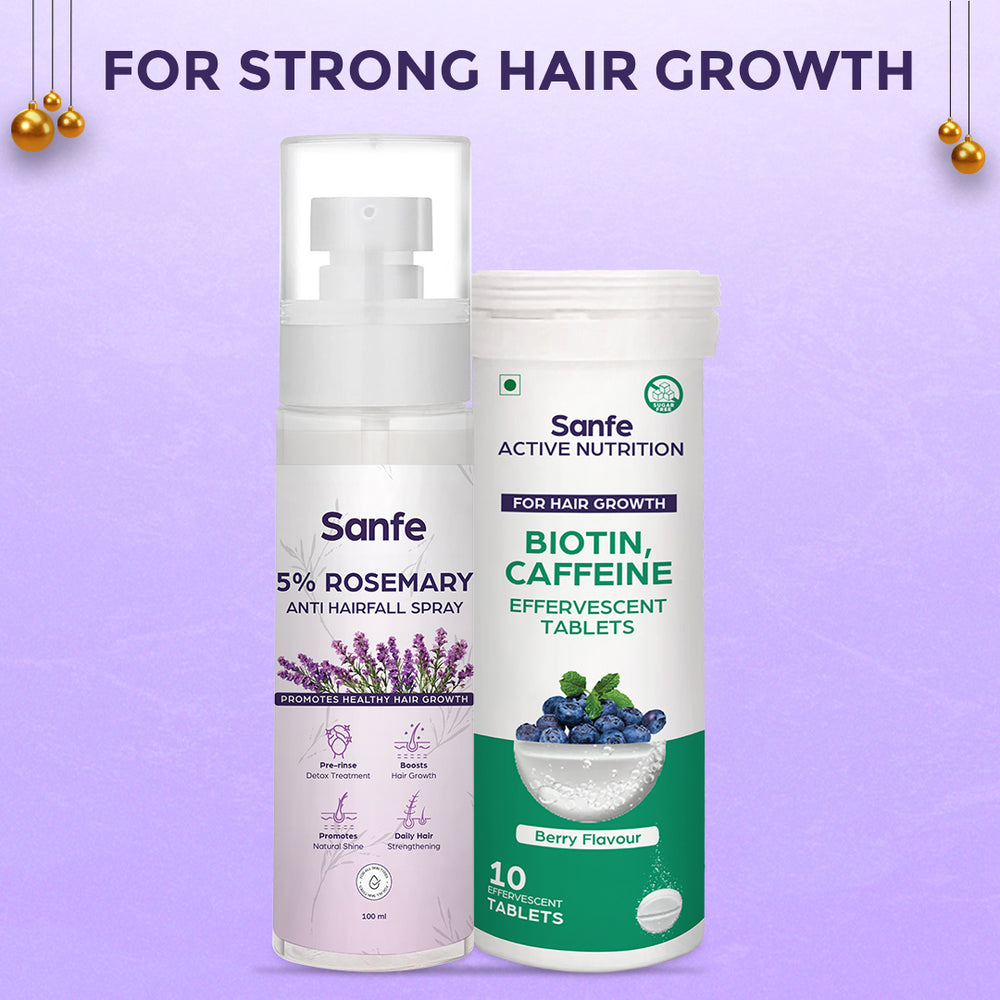 Sanfe Hair Growth Combo - Bioten Tablets + Rosemary Spray