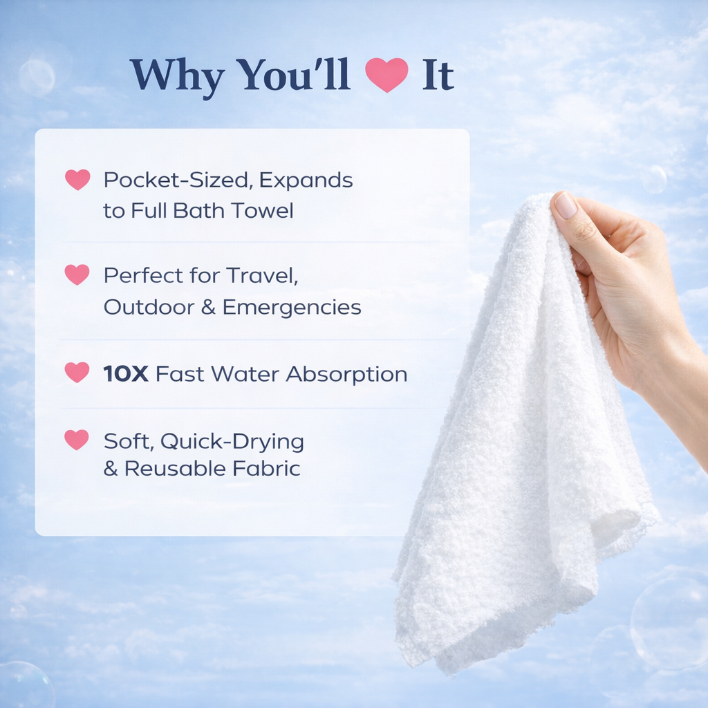 Sanfe Magic Expand Travel Towel