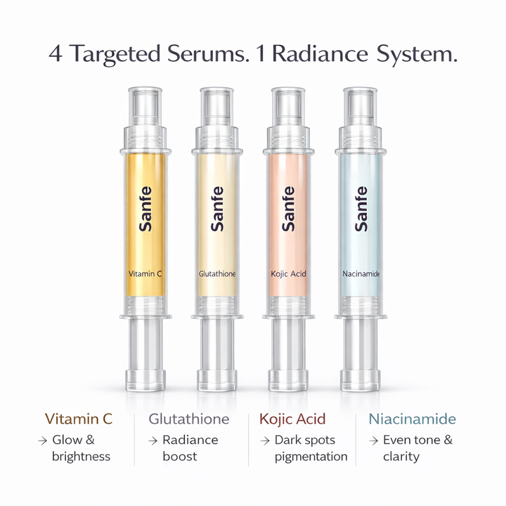 BrightShot Skin Radiance Serum Kit - Pack of 4