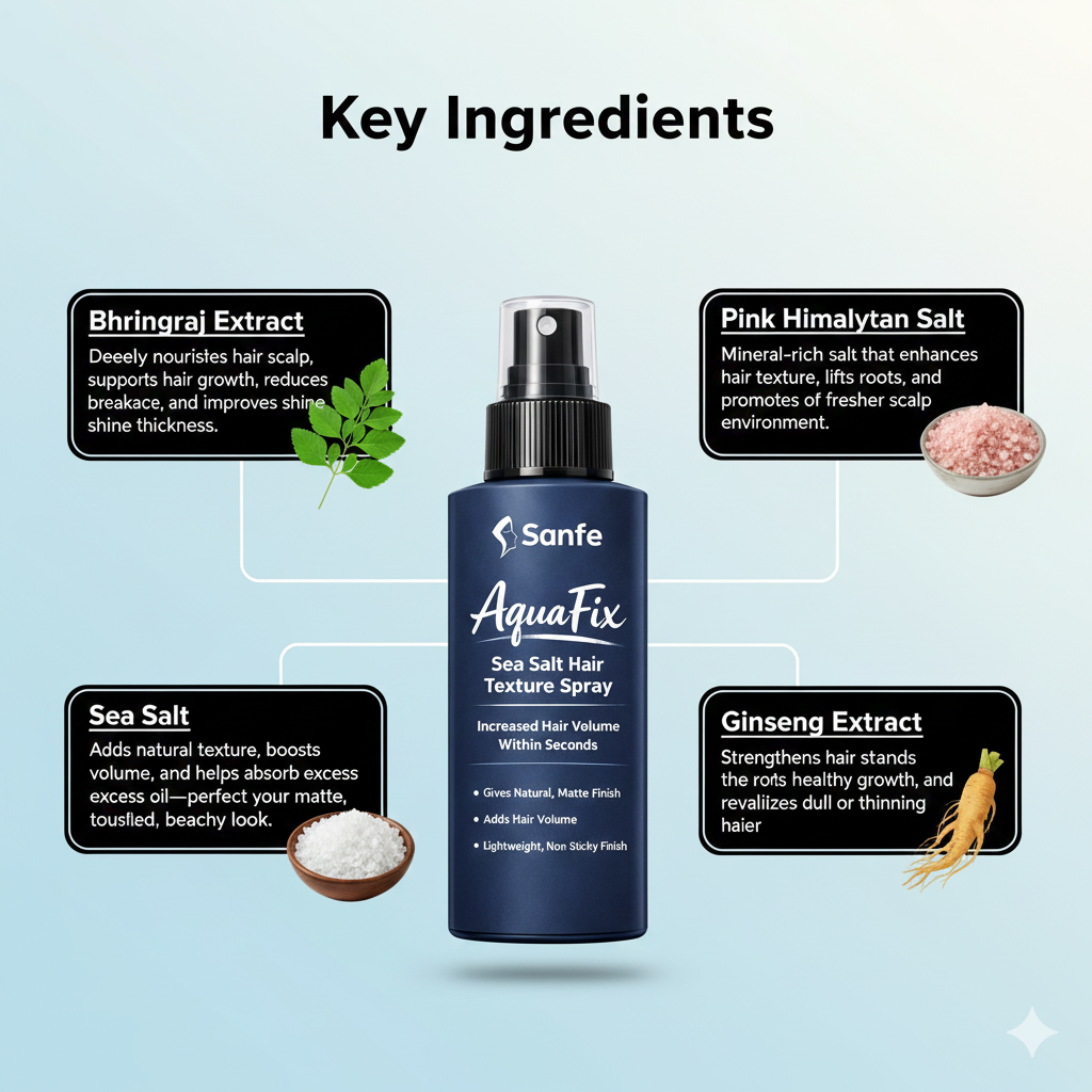 AquaFix Instant Sea Salt Hair Texture Spray