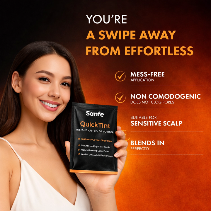 Sanfe QuickTint Instant Hair Color Powder - 200g