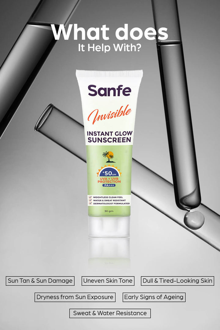 Sanfe Invisible Instant Glow Sunscreen - 30gm