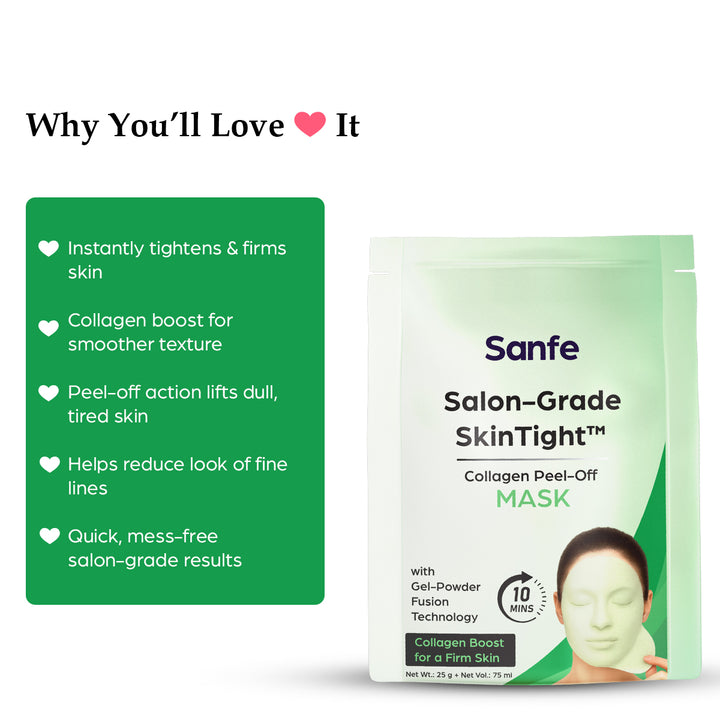 Salon-Grade Skin Tight Collagen Peel Off Mask