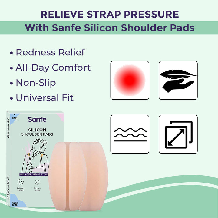 Sanfe Shoulder Pads for Bra Straps