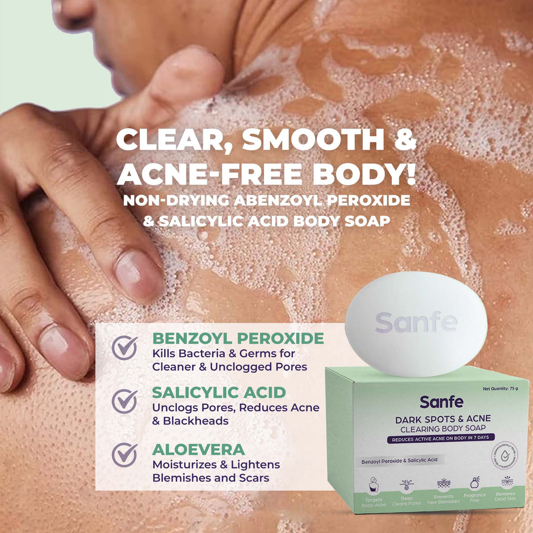 Sanfe Dark Spot Acne Clearing Soap