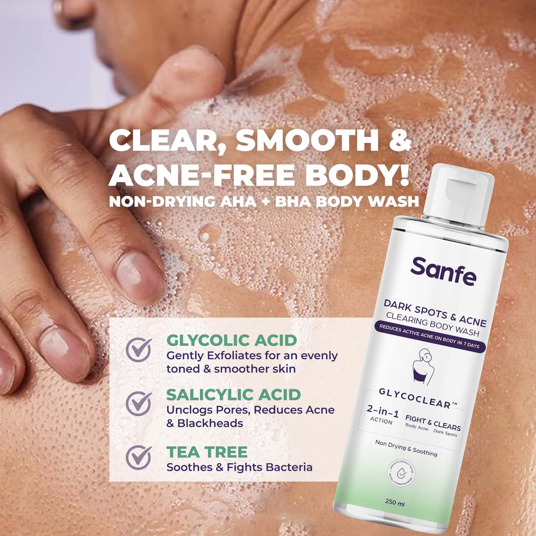 Sanfe Dark Spots & Acne Clearing Body Wash