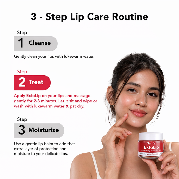 Sanfe ExfoLip Instant Lip Exfoliating Scrub - 20g