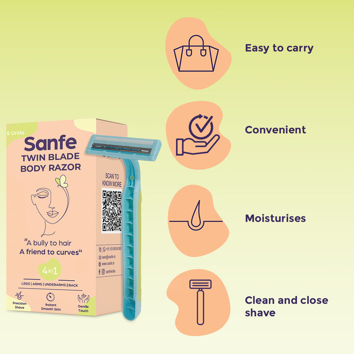 Sanfe Twin Blade Body Razor