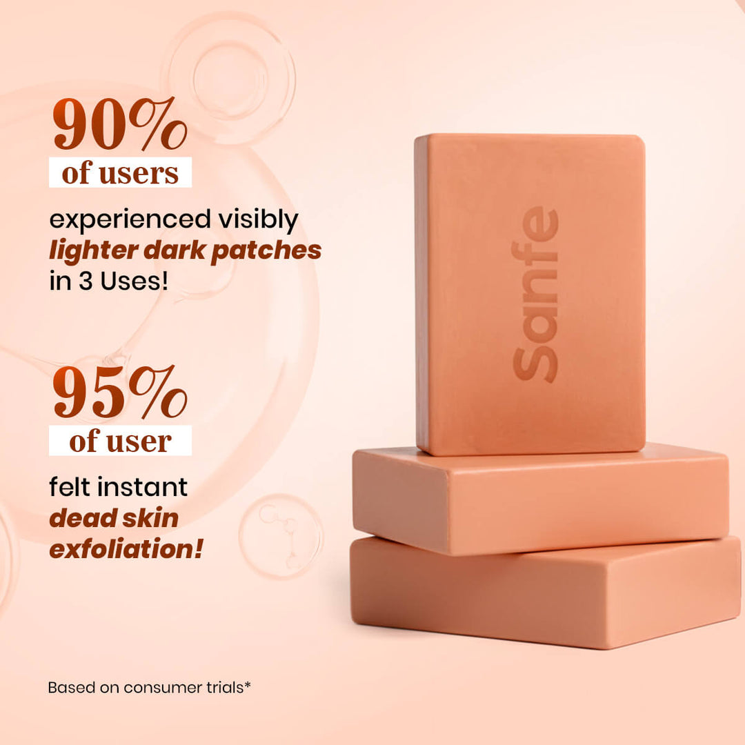 Sanfe Dark Spots Brightening Soap 75g (Pack of 3)