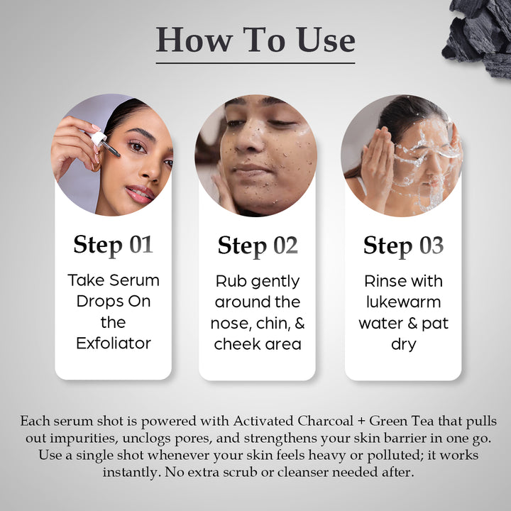 Pollustrip Exfoliating Serum Shots (Pack of 6)