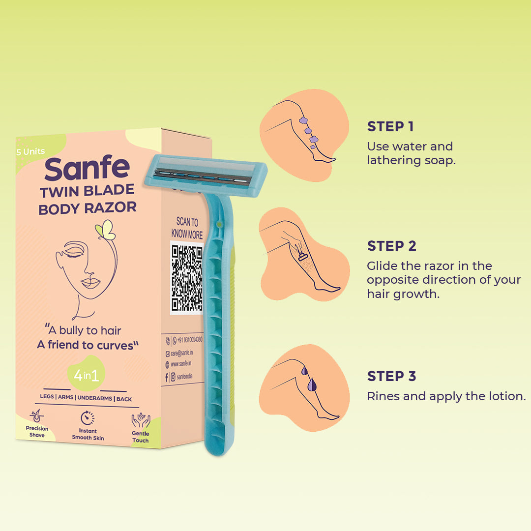 Sanfe Twin Blade Body Razor