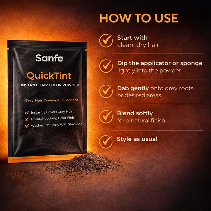 Sanfe QuickTint Instant Hair Color Powder - 200g