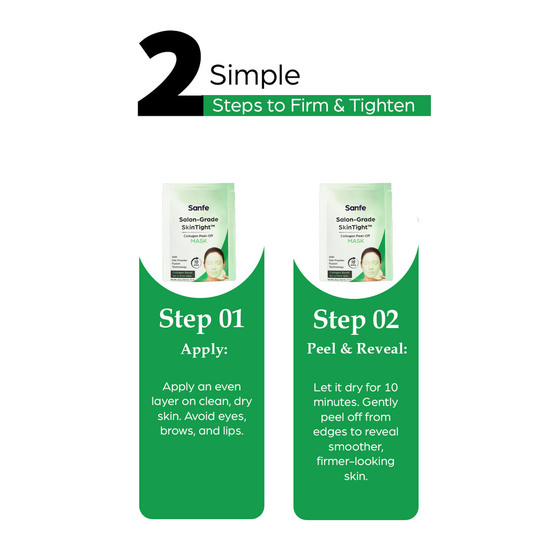 Salon-Grade Skin Tight Collagen Peel Off Mask