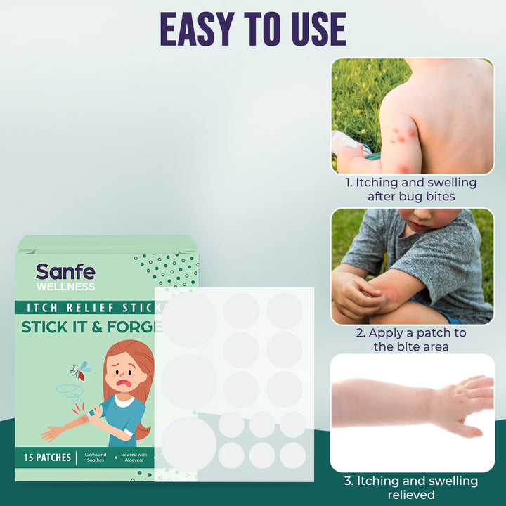 Sanfe Itch Relief Stickers