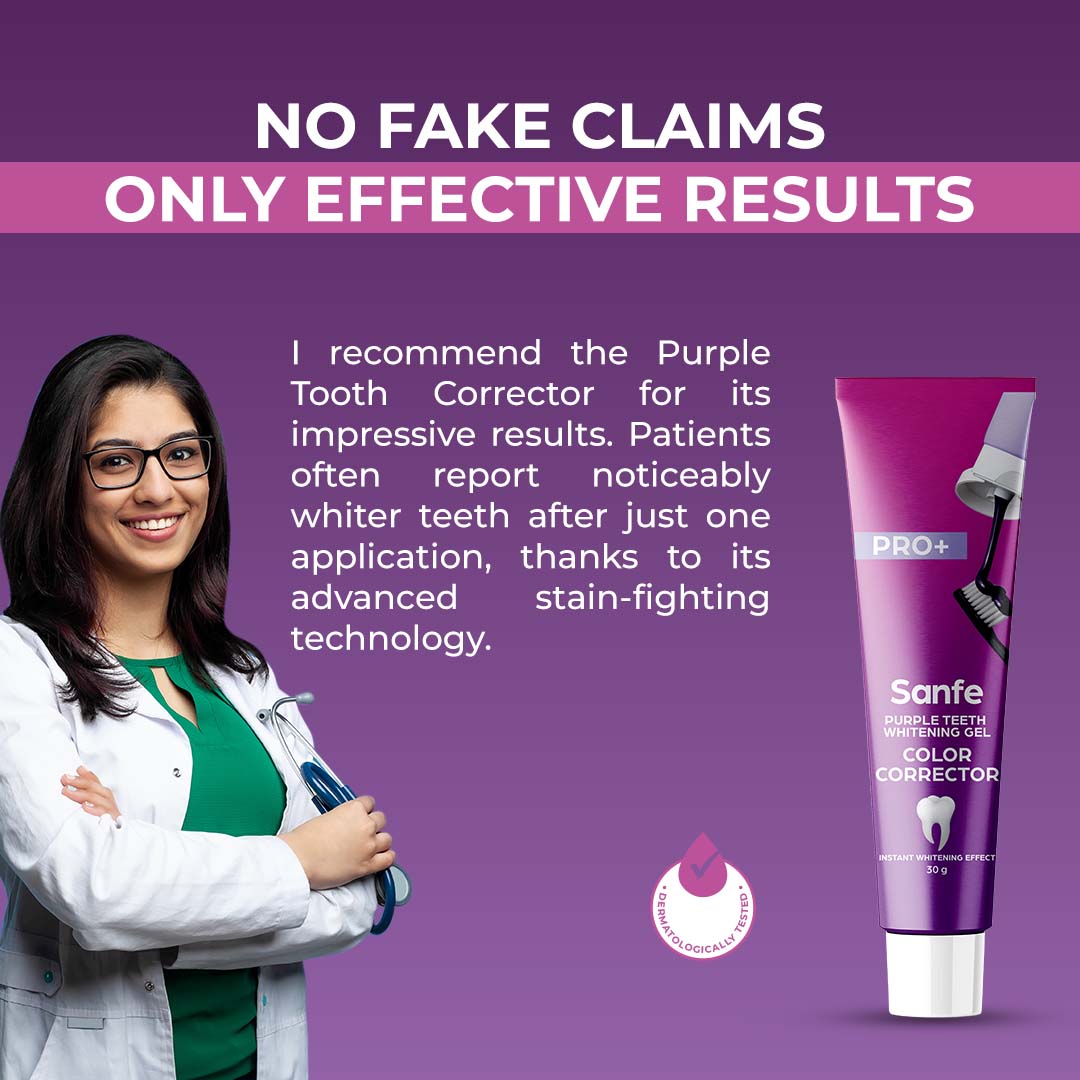 Purple Teeth Whitening Gel