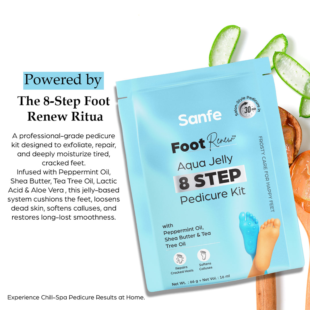 Foot Renew Aqua Jelly 8 Step Pedicure Kit
