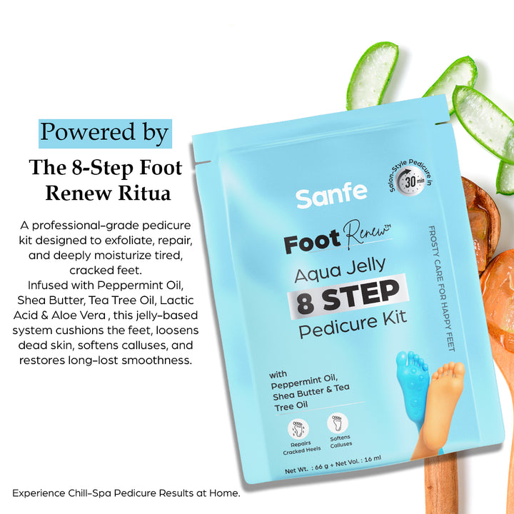 Foot Renew Aqua Jelly 8 Step Pedicure Kit