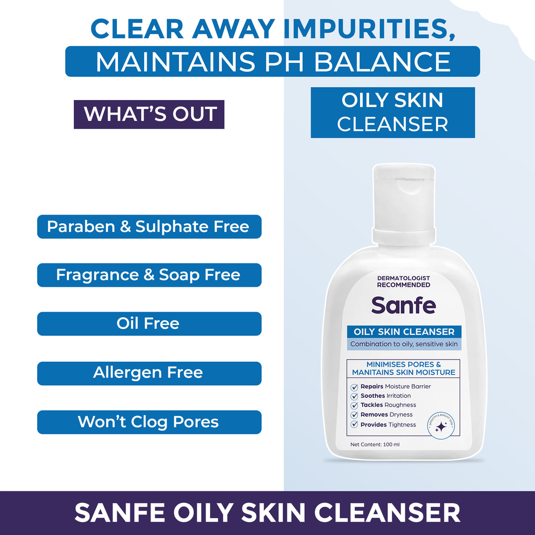 Sanfe Oily Skin Cleanser - 100ml