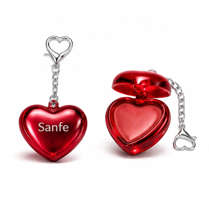 HookedHeart Keychain Tinted  Lip Balm (Pack of 3)