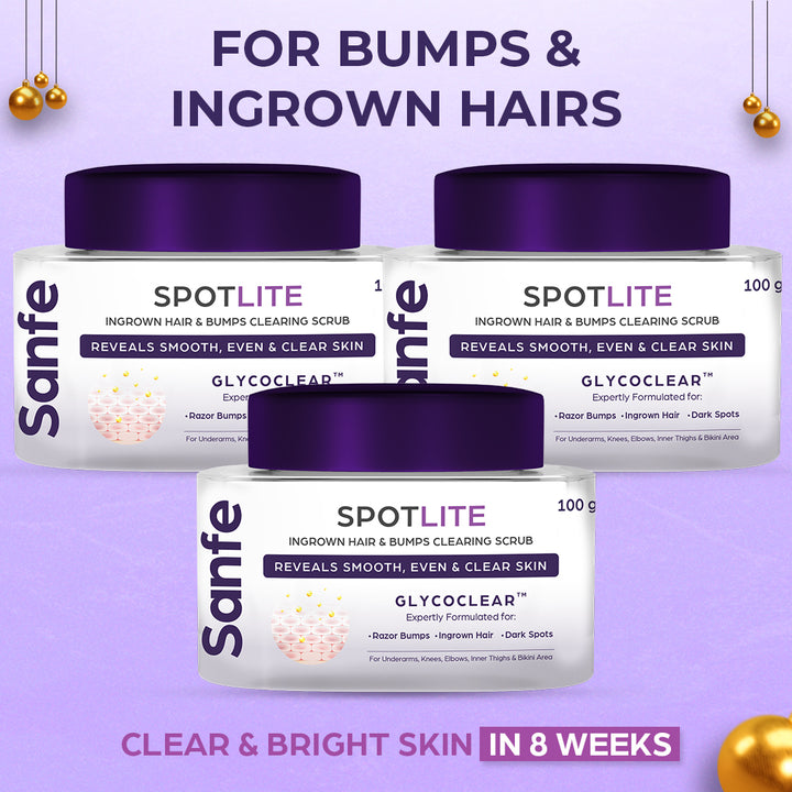 Spotlite Sensitive Areas Body Scrub (Pack of 3)