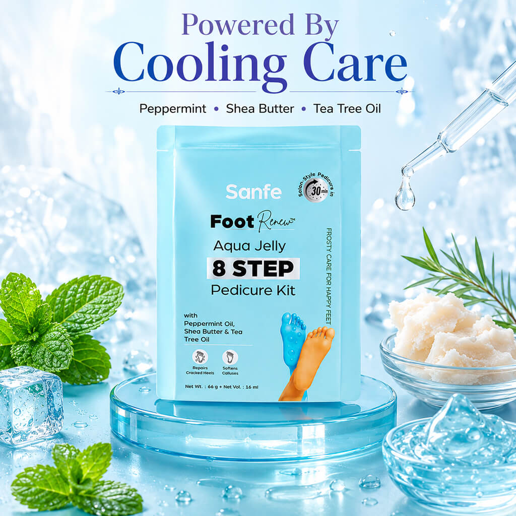 Foot Renew Aqua Jelly 8 Step Pedicure Kit (Pack of 2)