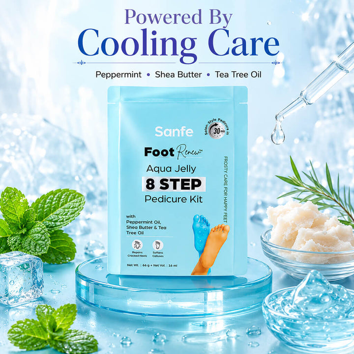 Foot Renew Aqua Jelly 8 Step Pedicure Kit (Pack of 2)