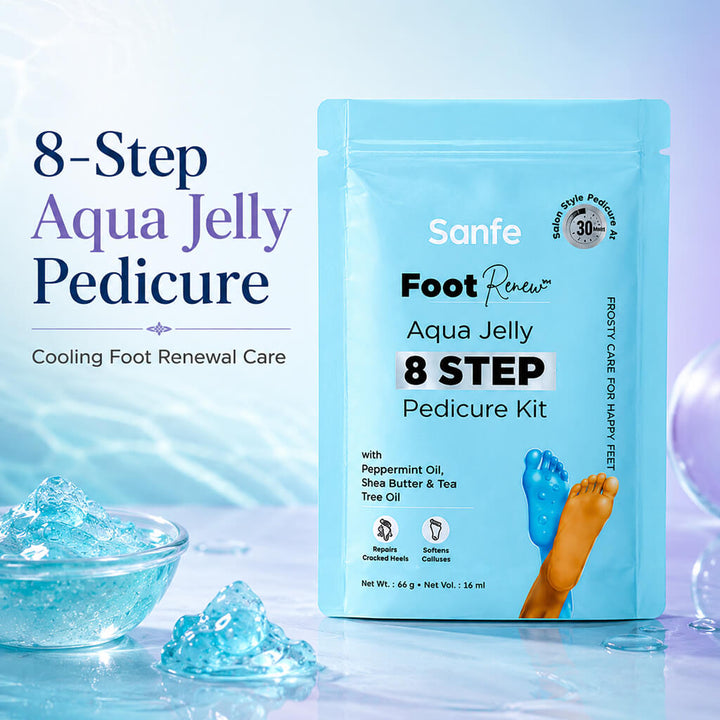 Foot Renew Aqua Jelly 8 Step Pedicure Kit (Pack of 2)