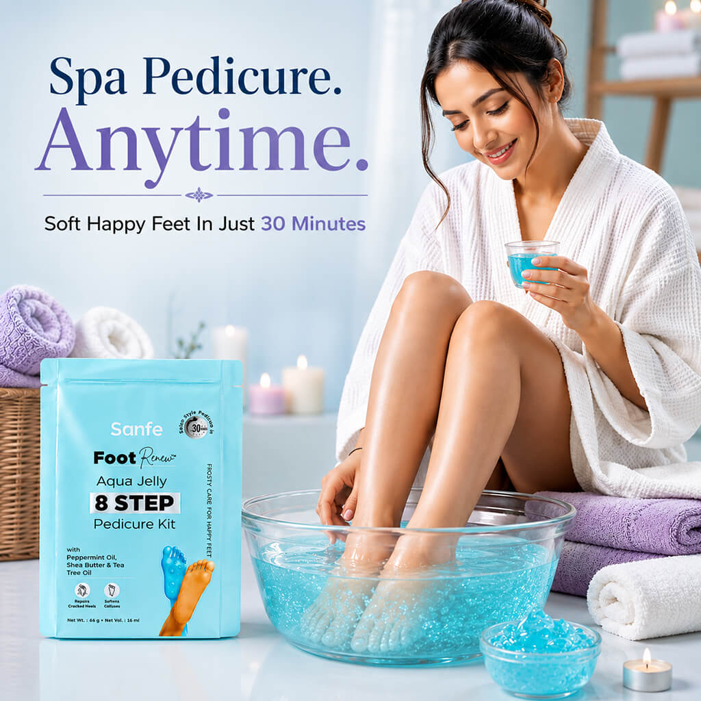 Foot Renew Aqua Jelly 8 Step Pedicure Kit (Pack of 2)